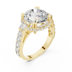 Gold Ring DDLR-354, Yellow Gold, view 2