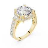 Gold Ring DDLR-354, Yellow Gold, view 2