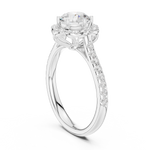 Gold Ring DDLR-677, White Gold, view 1