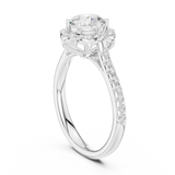 Gold Ring DDLR-677, White Gold, view 1