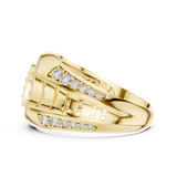 Gold Ring LR-01 (36), Yellow Gold, view 3