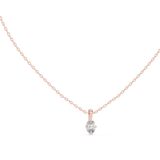 Gold Pendant GPD-0048, Rose Gold, view 1