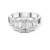 Gold Ring DDLR-1074, White Gold, view 4