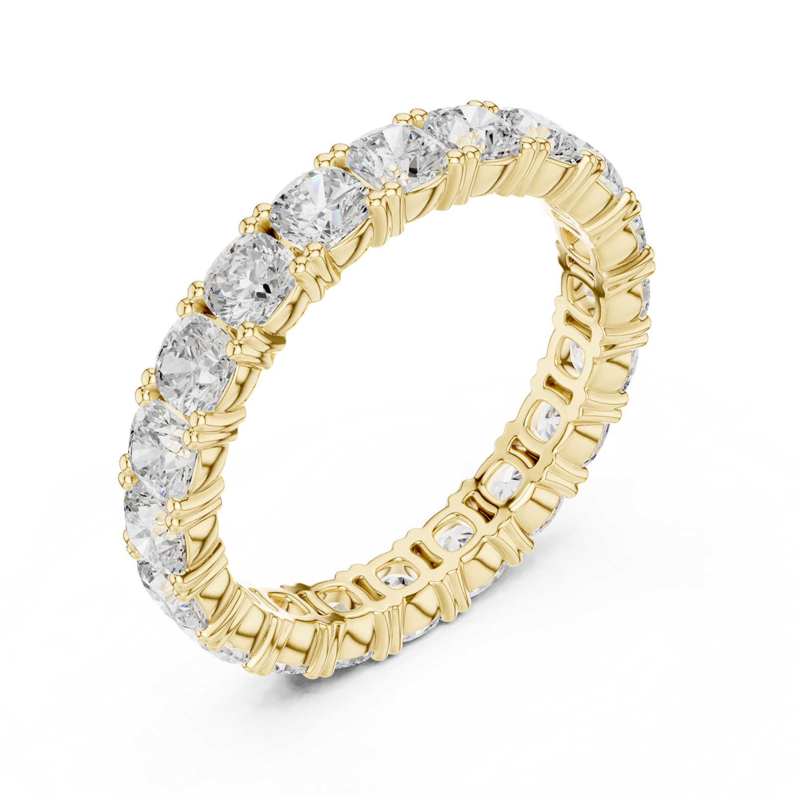 Gold Ring DDLR-624, Yellow Gold, view 2