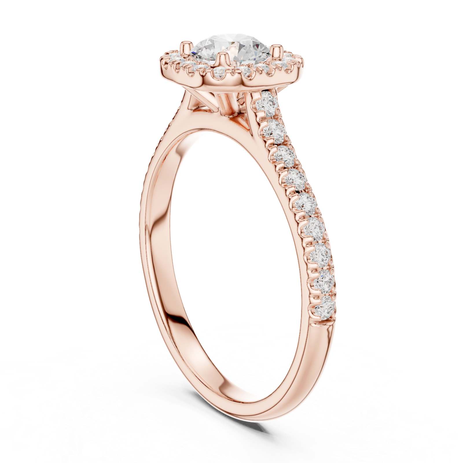 Gold Ring LR-0245, Rose Gold, view 1