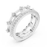 Gold Ring R24, White Gold, view 2
