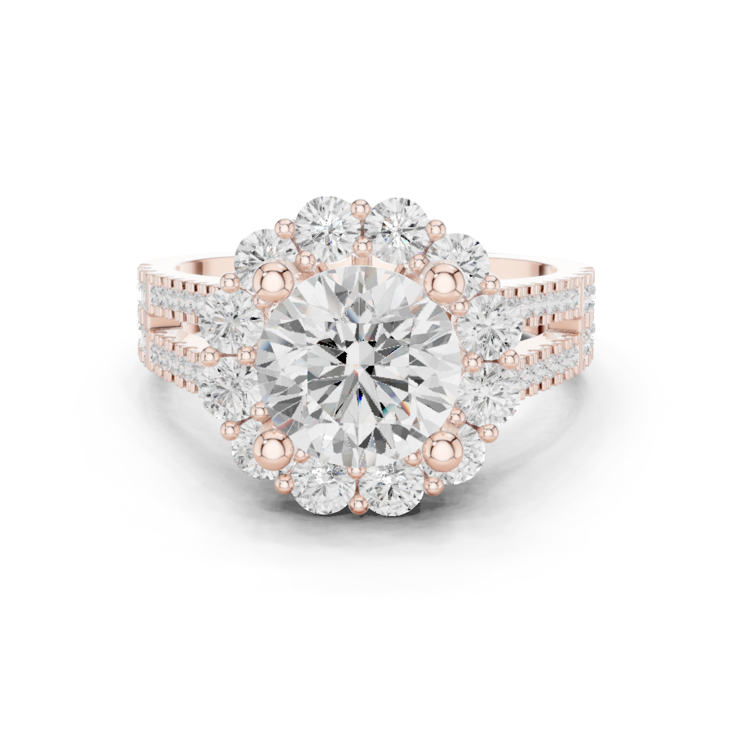 Gold Ring DDLR-344, Rose Gold