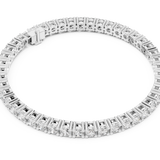14K Solid Gold Lab Diamond Bracelet, White Gold, view 2