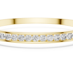 14K Solid Gold Lab Diamond Bracelet, Yellow Gold, view 4