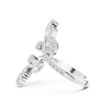Gold Ring DDLR-852, White Gold, view 3