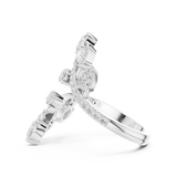 Gold Ring DDLR-852, White Gold, view 3