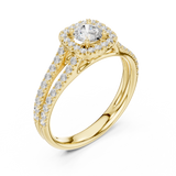 Gold Ring LR-0217, Yellow Gold, view 2