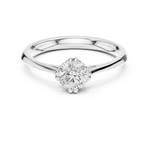 Gold Ring DDLR-554, White Gold, view 4
