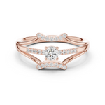 Gold Ring DDLR-843, Rose Gold