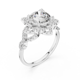 Gold Ring DDLR-061, White Gold, view 2