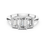 Gold Ring DDLR-1073, White Gold, view 4