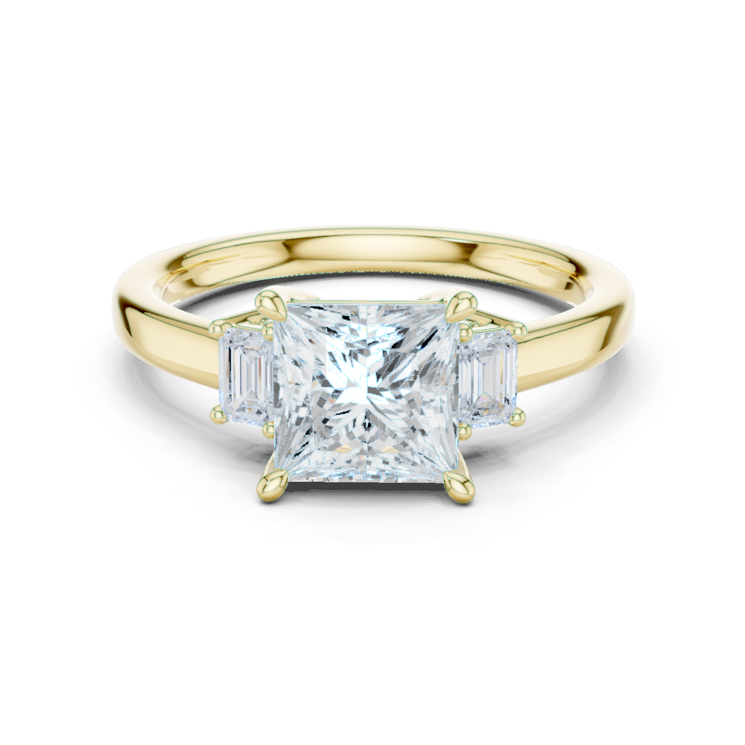 Gold Ring DDLR-871, Yellow Gold