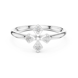Gold Ring 1 (260), White Gold, view 4