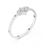Gold Ring LR-01 (93), White Gold, view 2