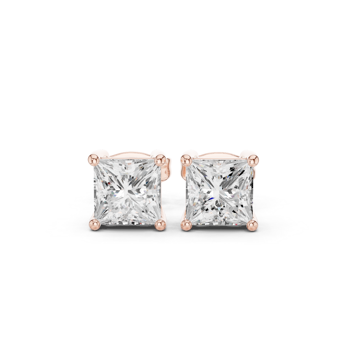 Gold Earrings SBER(7), Rose Gold