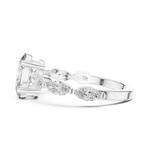 Gold Ring DDLR-180, White Gold, view 3