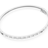 14K Solid Gold Lab Diamond Bracelet, White Gold, view 2