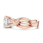 Gold Ring DDLR-872, Rose Gold, view 3