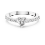 Gold Ring ABR-31, White Gold, view 4
