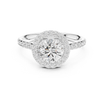 Gold Ring DDLR-792, White Gold, view 4