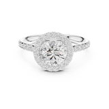 Gold Ring DDLR-792, White Gold, view 4