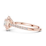 Gold Ring LR-0243, Rose Gold, view 3