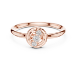 Gold Ring 1 (400), Rose Gold, view 4