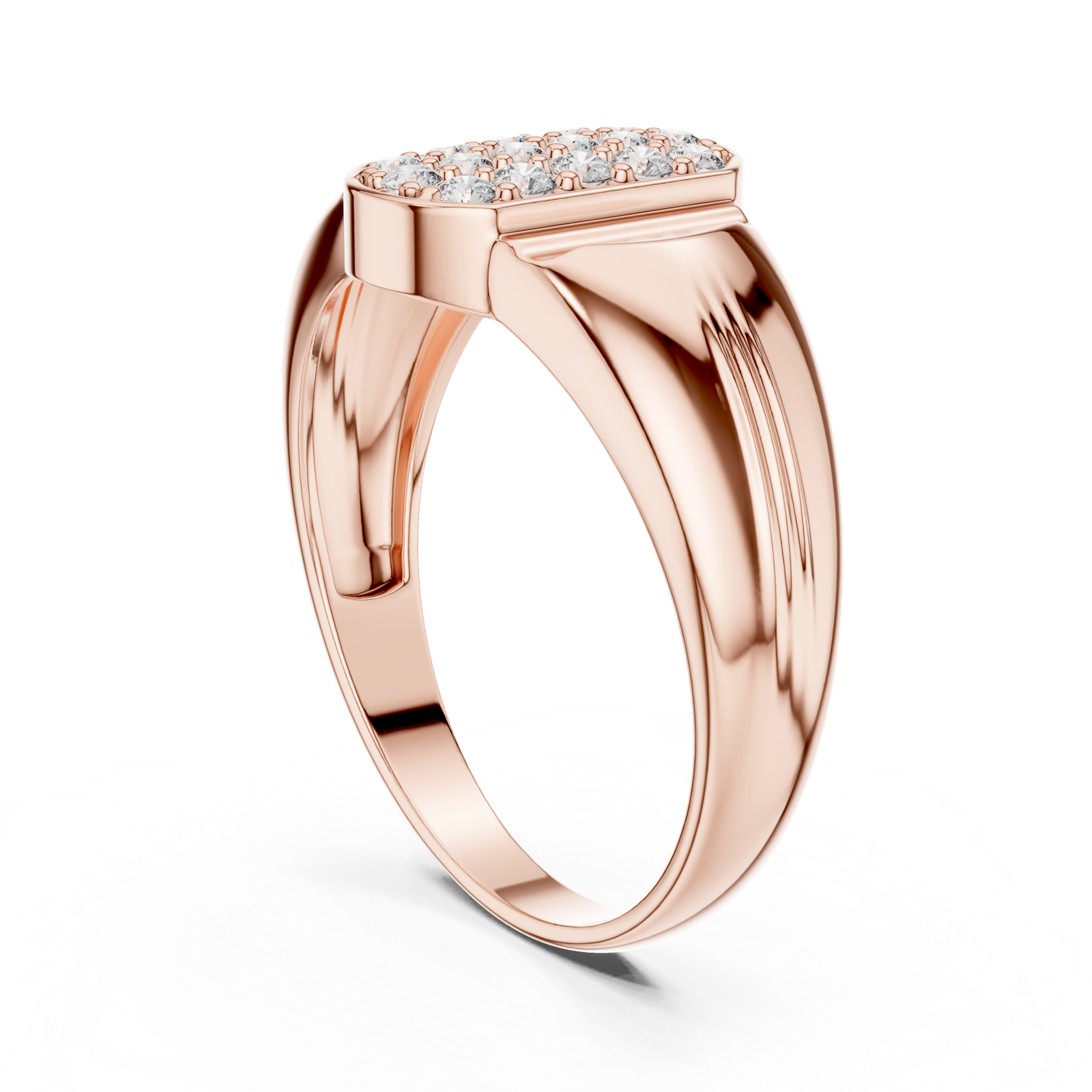 Gold Ring LR-01 (43), Rose Gold