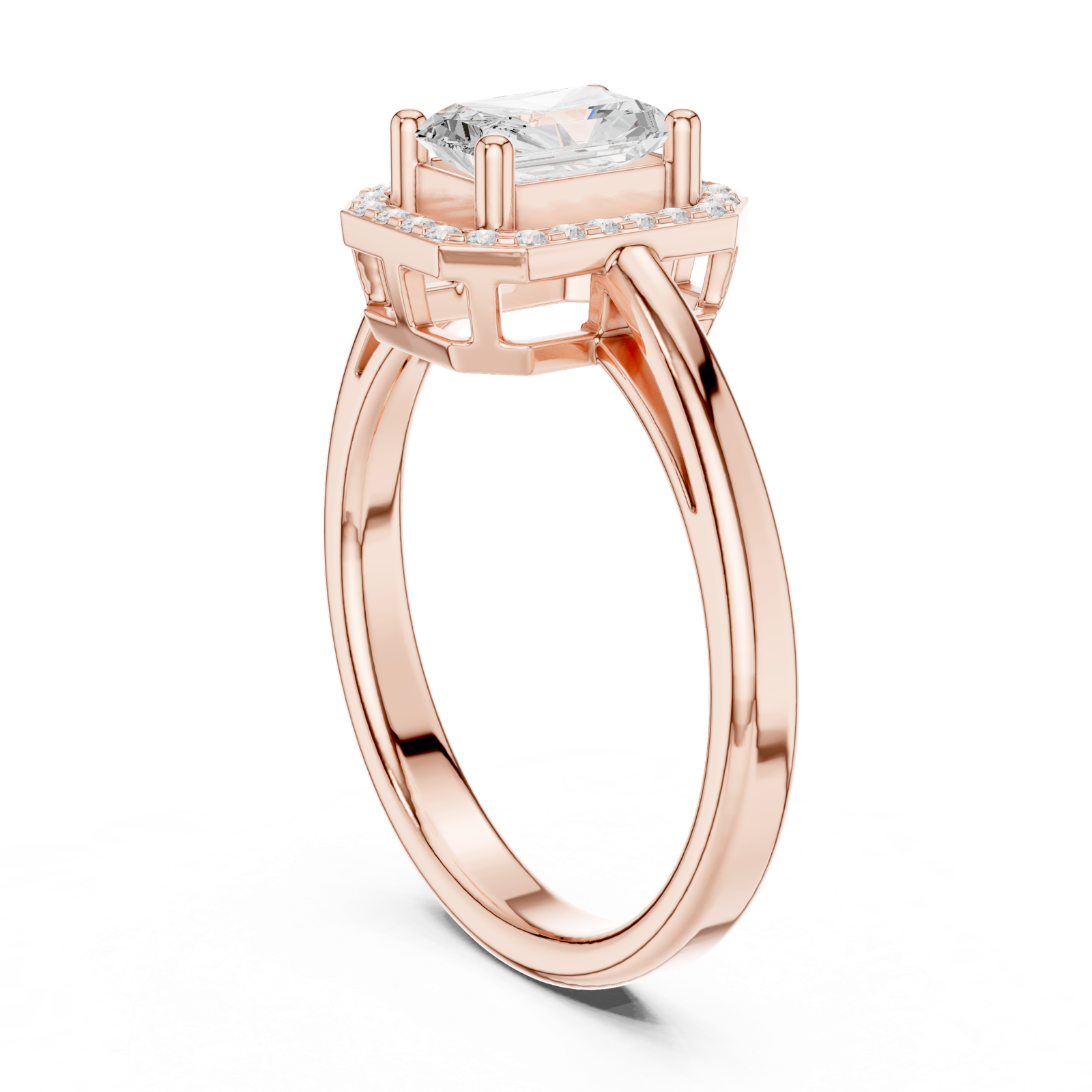 Gold Ring DDLR-472, Rose Gold