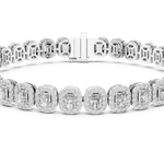 Gold Bracelet GLBR-0006, White Gold