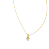Gold Pendant GPD-0066, Yellow Gold, view 2