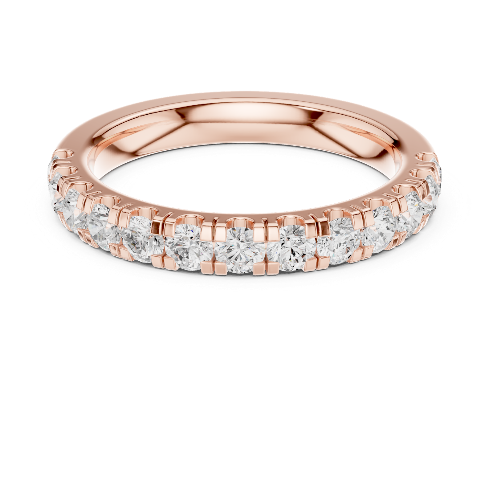 Gold Ring DDLR-597, Rose Gold, view 4