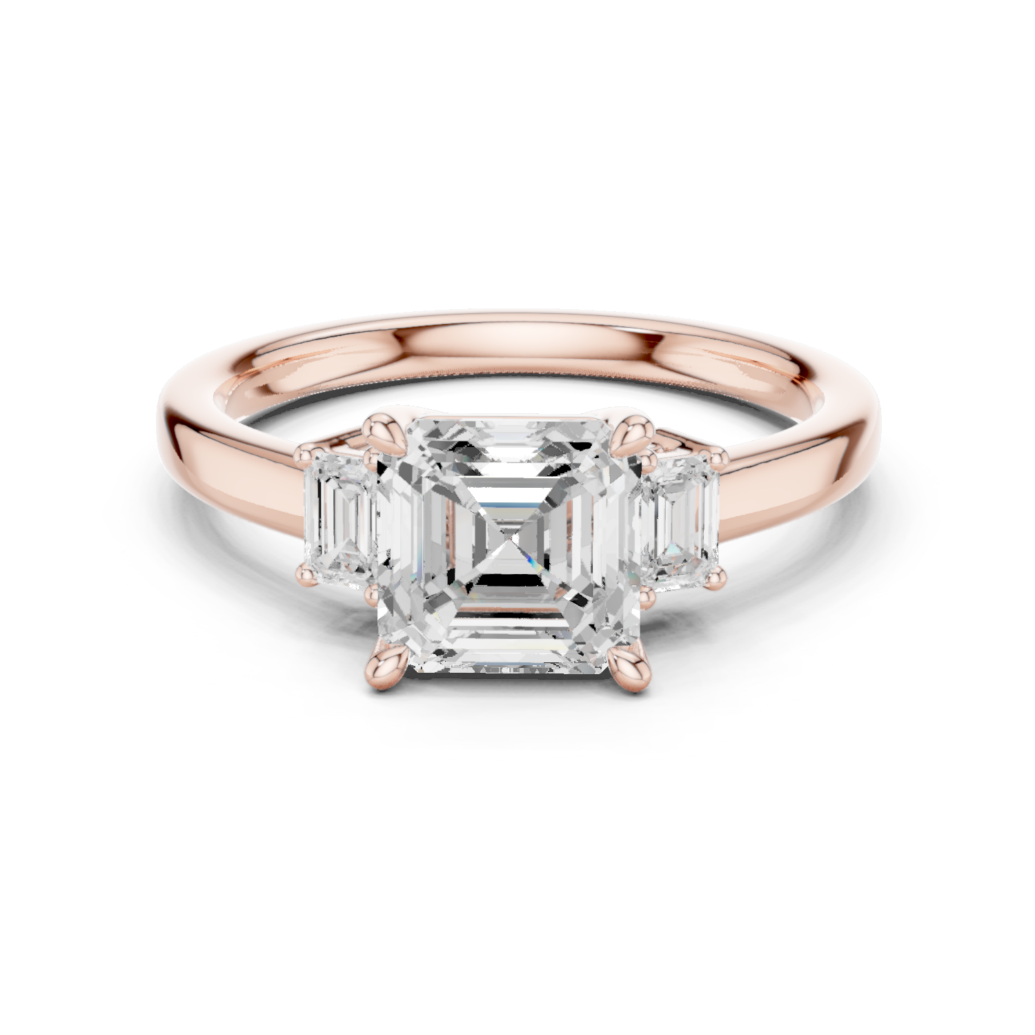 Gold Ring DDLR-867, Rose Gold