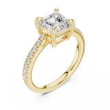 Gold Ring DDLR-875, Yellow Gold, view 2