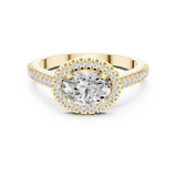 Gold Ring DDLR-347, Yellow Gold, view 4
