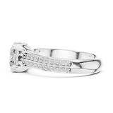Gold Ring LR-0274, White Gold, view 3
