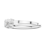 Gold Ring DDLR-424, White Gold, view 3