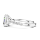 Gold Ring DDLR-744, White Gold, view 3