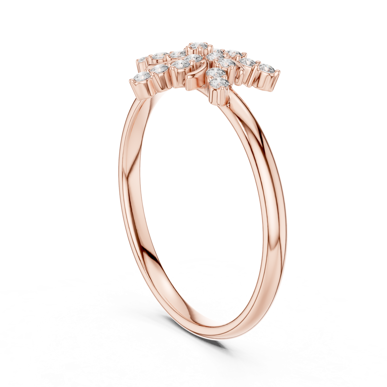 Gold Ring 1 (277), Rose Gold, view 1