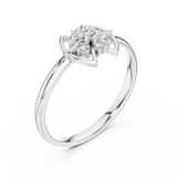 Gold Ring 1 (445), White Gold, view 2