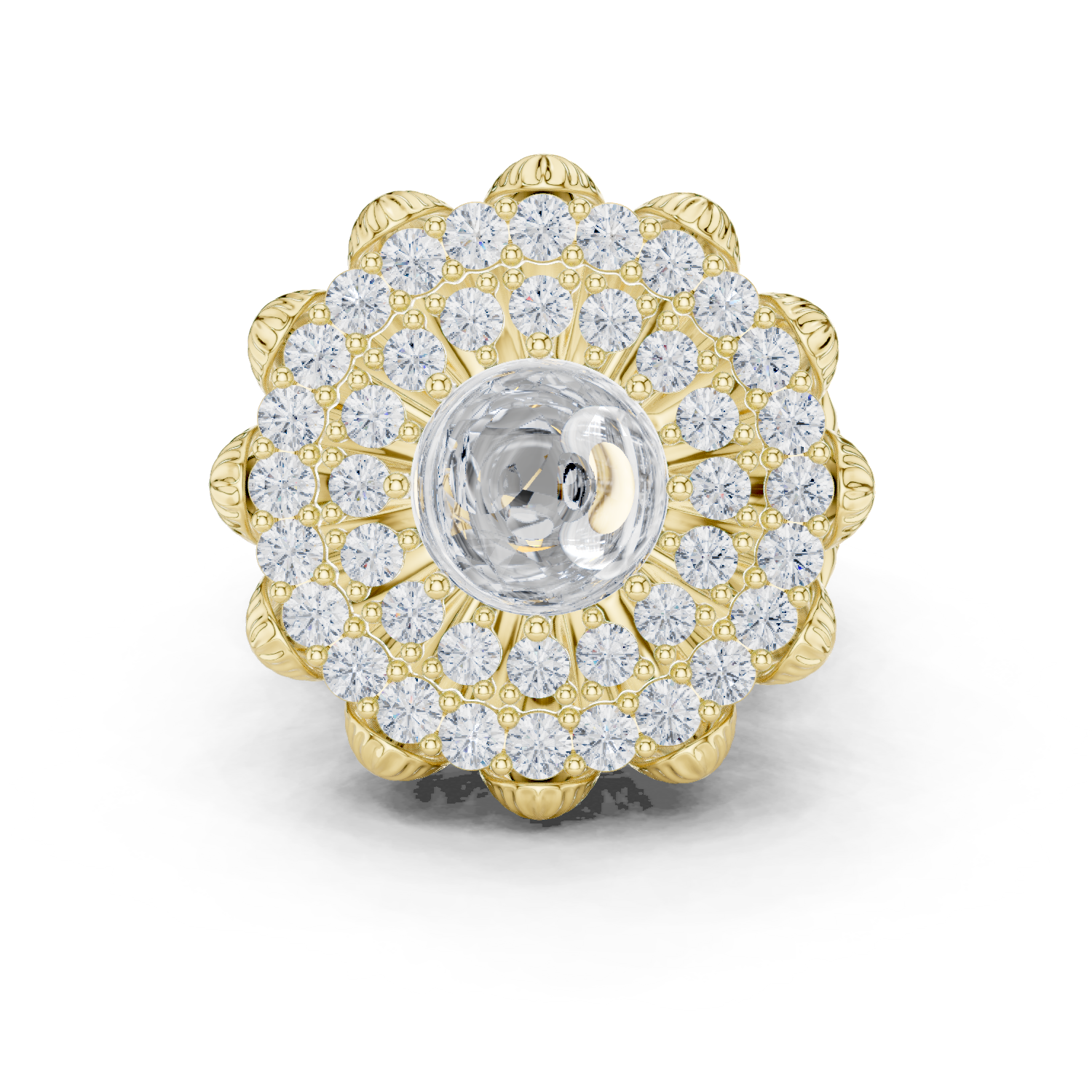 Gold Ring DDLR-752, Yellow Gold