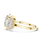 Gold Ring DDLR-1062, Yellow Gold, view 3
