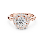 Gold Ring DDLR-632, Rose Gold