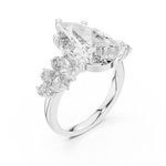 Gold Pendant 9-10024L_37, White Gold, view 2