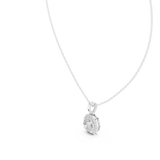 Gold Pendant GPD-0012, White Gold, view 2